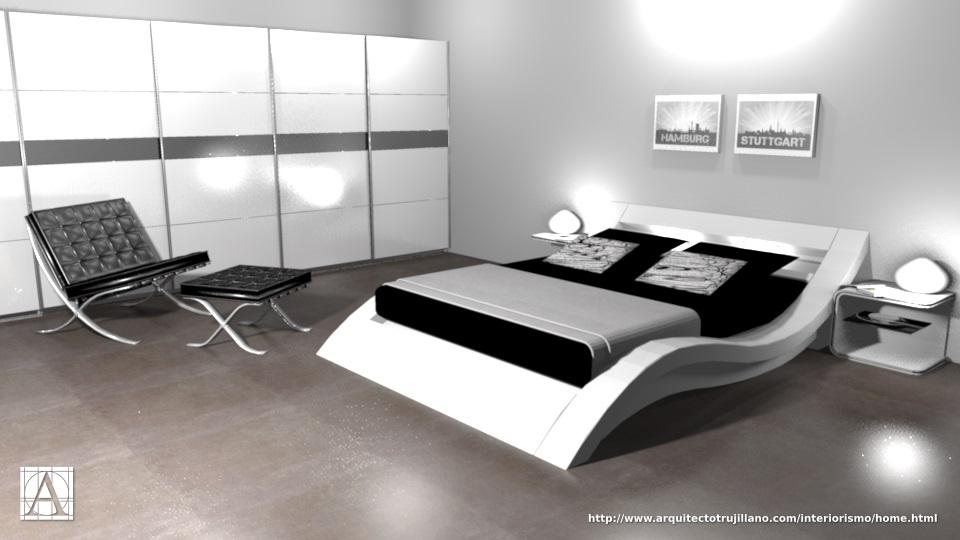 Interiorismo y decoración: Ambiente 1: Dormitorio