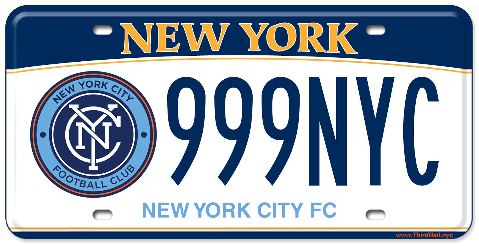 The Third Rail Our New Campaign Custom NYCFC License Plates!