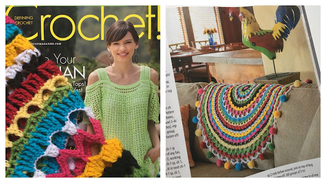 Floss & Fleece: Bold Boho Mini Throw in Crochet! magazine Bold Boho Mini Throw in Crochet! magazine