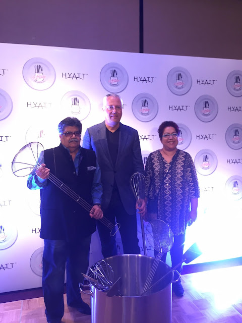 L-R _ Rocky Mohan-Director Mohan Meakins, Kurt Straub-VP Operations, Hyatt Hotels & Resorts India, and Marryam H. Reshii-Food Critic & Writer at Hyatt Culinary Challenge 2016 Gra L-R _ Rocky Mohan-Director Mohan Meakins, Kurt Straub-VP Operations, Hyatt Hotels & Resorts India, and Marryam H. Reshii-Food Critic & Writer at Hyatt Culinary Challenge 2016 Gra