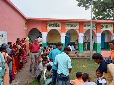 GAYA- 4th Phase Panchayat Election Today: गुरुआ तथा कोंच प्रखंड में आज चौथे चरण का हो रहा है मतदान, कड़ी सुरक्षा में मतदान जारी, In Gurua and Konch block, today the fourth phase of voting is going on, Polling underway under tight security, DM, SSP, AnjNewsMedia