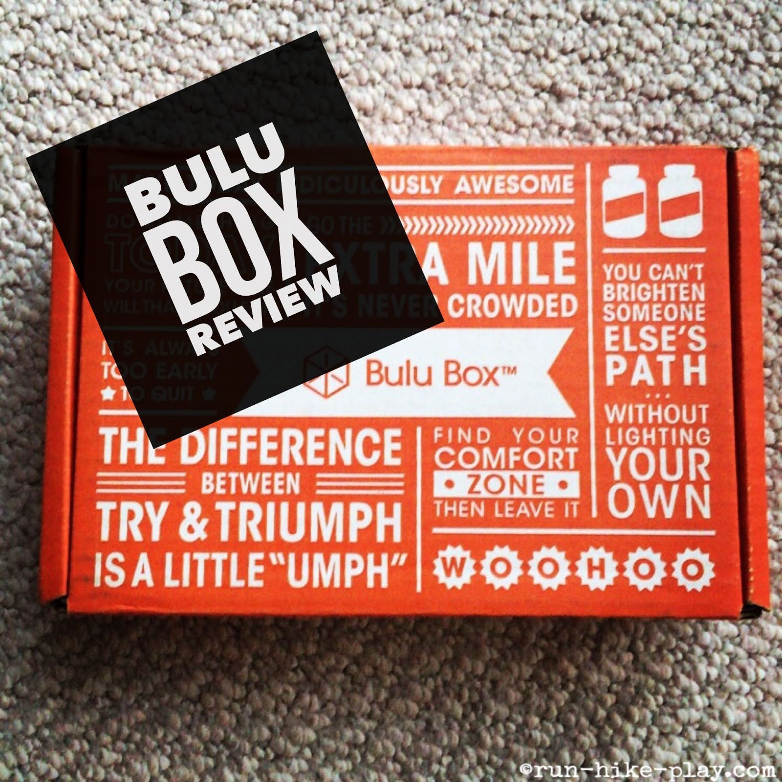 RunHikePlay Bulu Box Review + Discount Code