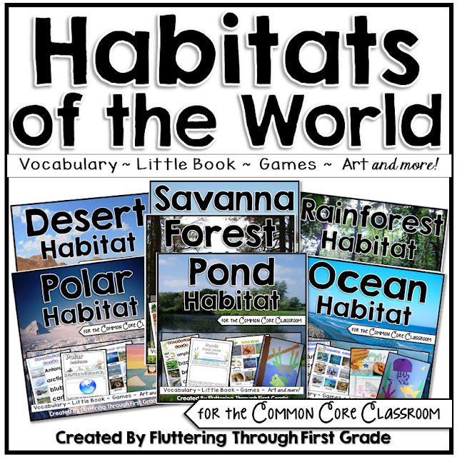 Habitats of the World Lesson Plans Fluttering Through First Grade
