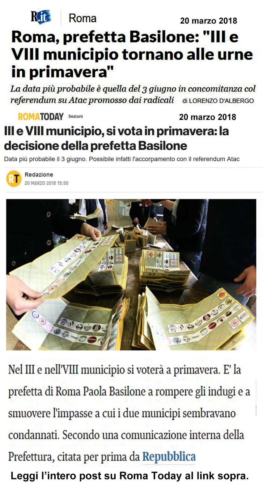 TGROMA Talenti Municipio III si tornerà al voto in primavera insieme