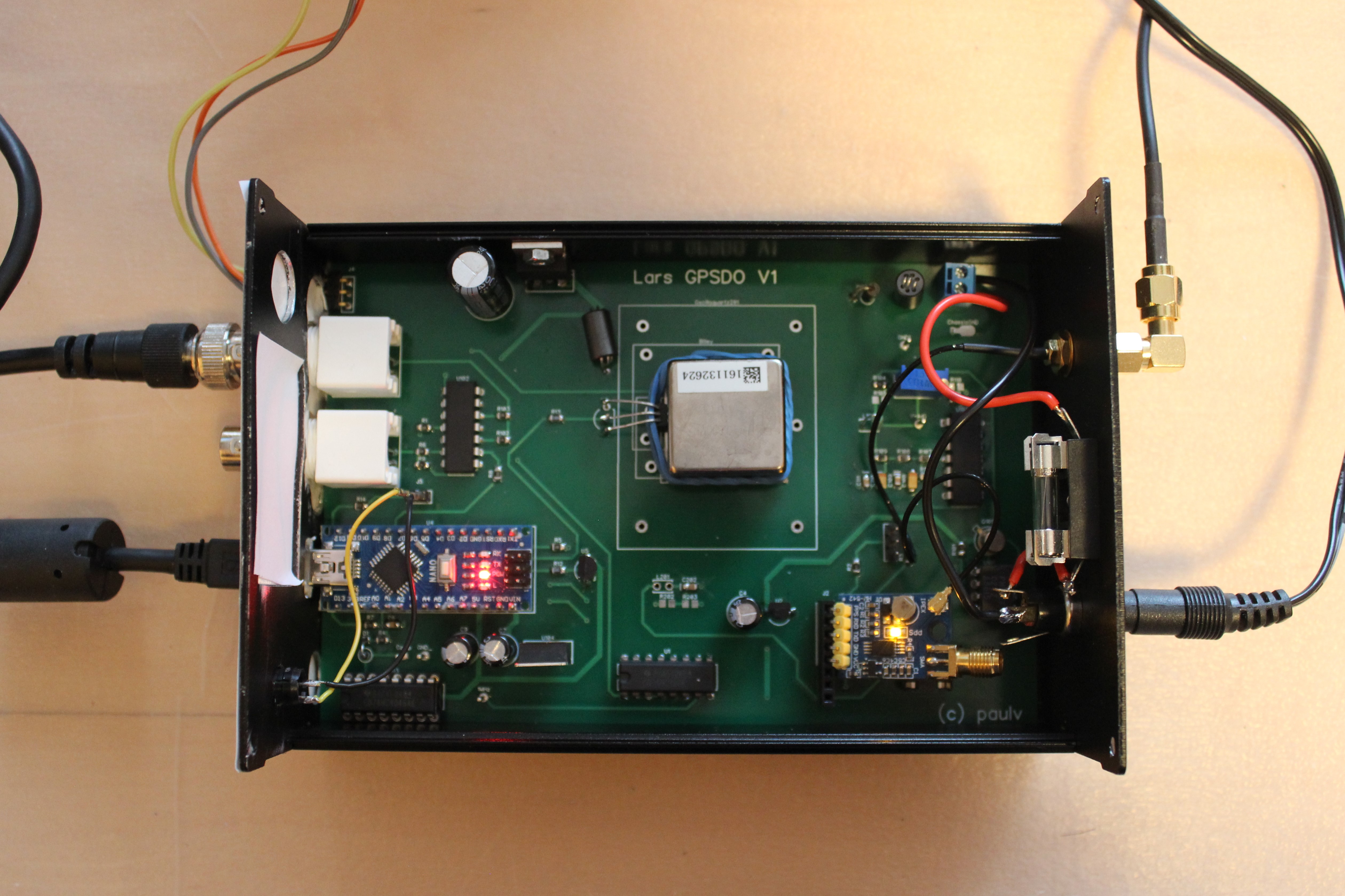 Paul's DIY electronics blog High precision 10MHz GPS disciplined