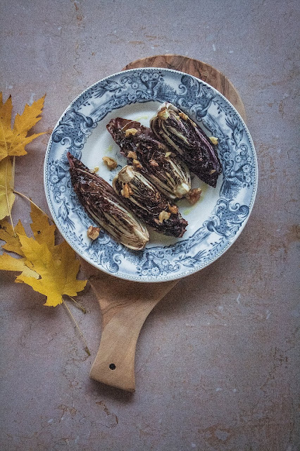 Radicchio al forno con noci