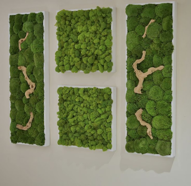 artificial grass wall decor ideas