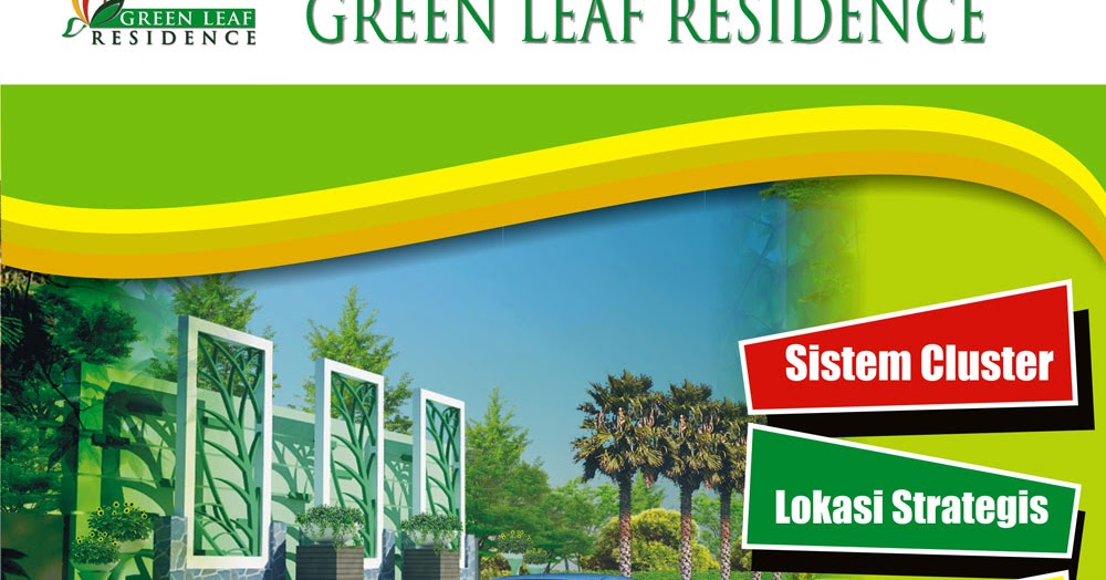 Desain billboard Green Leaf Residence  desain brosur 