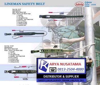 Jual Lineman Safety Belt Adella H227 di Palangkaraya