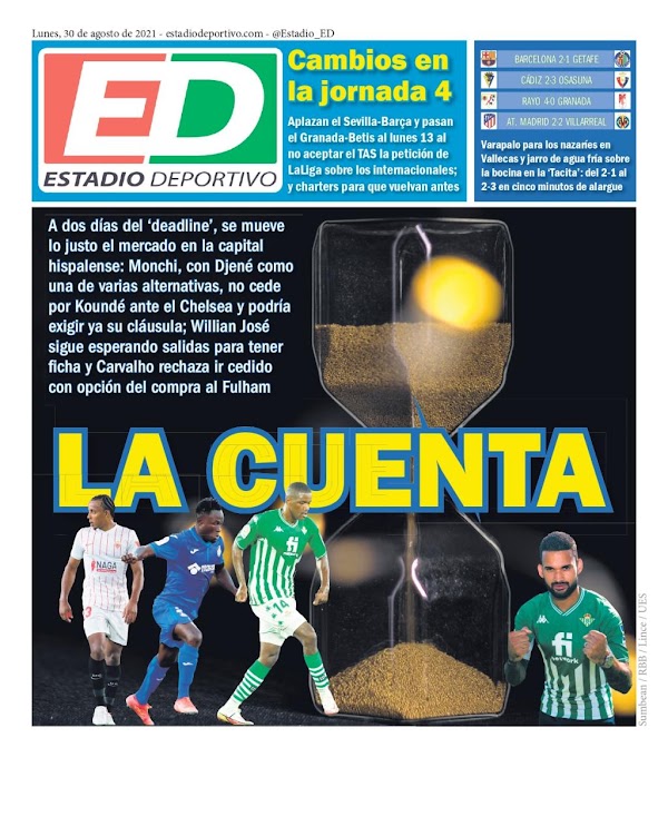 Betis, Estadio Deportivo: "La cuenta"