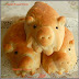 Piglet Bread Rolls#BreadBakers