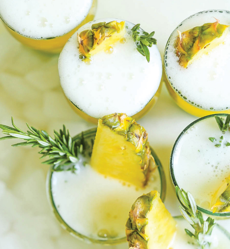 Pineapple Prosecco Punch Punch Easy Pineapple Drink Cocktail