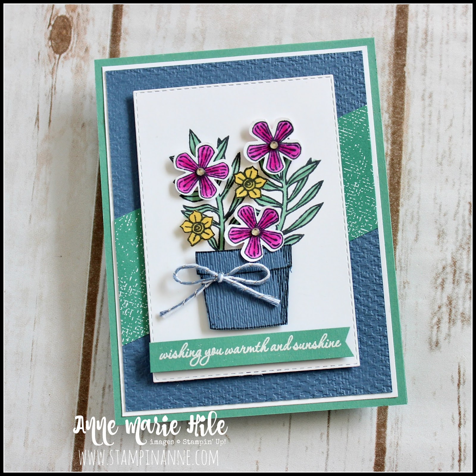 Stampin' Anne Basket of Blooms for PP501