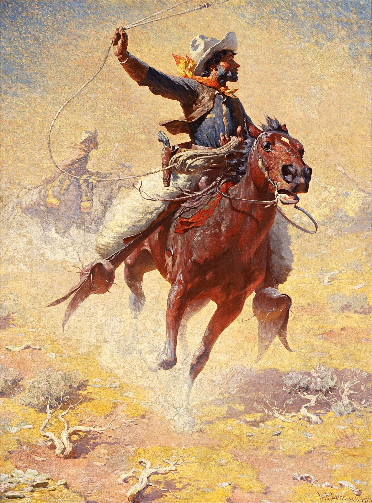 William R. Leigh (1866-1955) | Western scenes painter | Tutt'Art ...