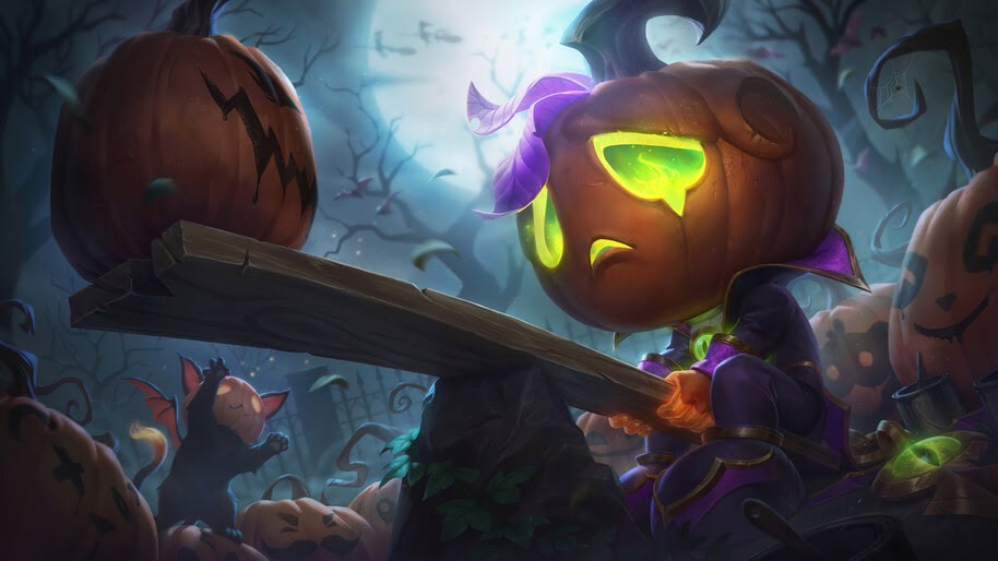 Pumpkin Prince, Amumu, LoL, Splash Art, 8K, #5.2924 Wallpaper