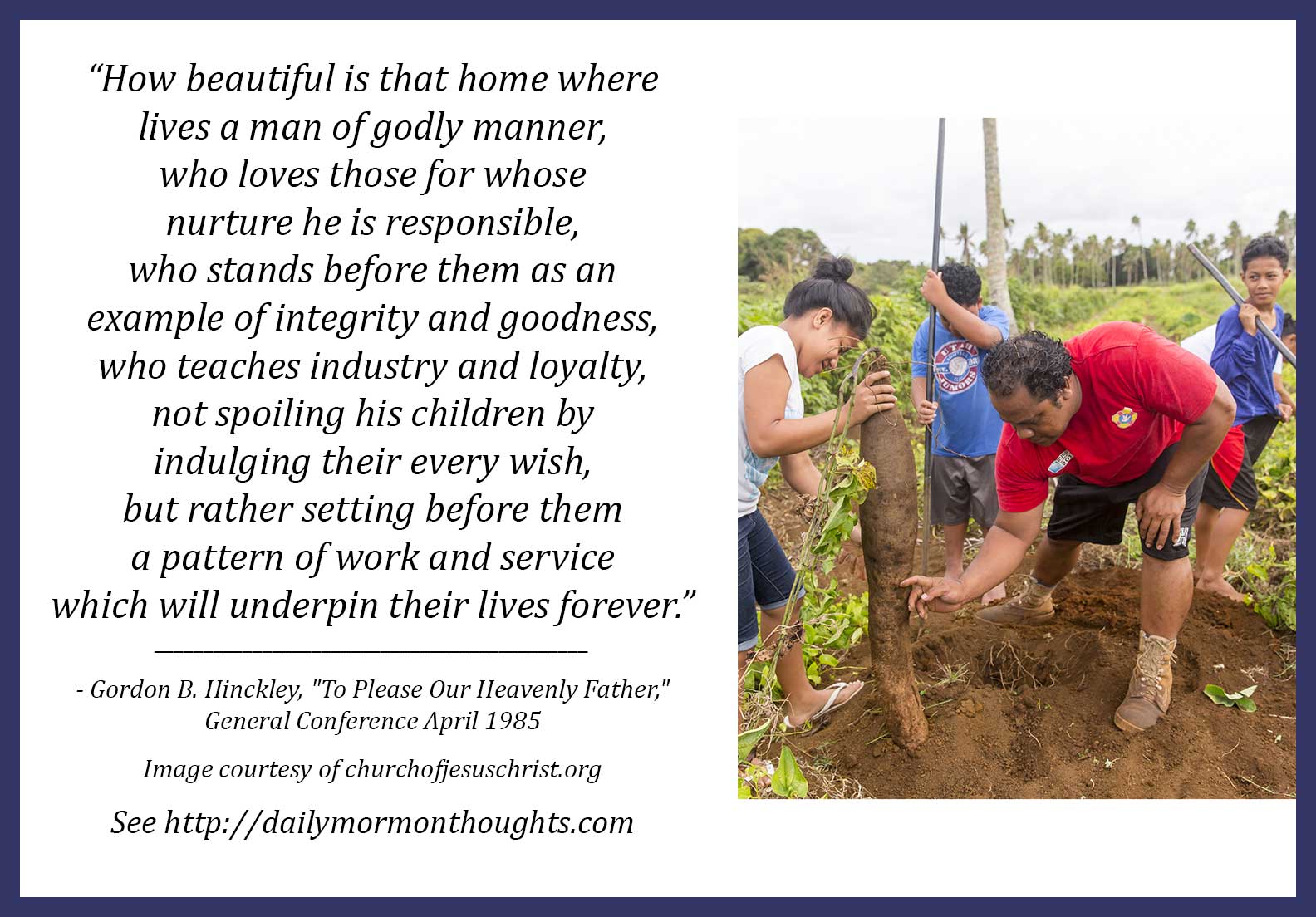 Daily Thought From Modern Prophets June 2019