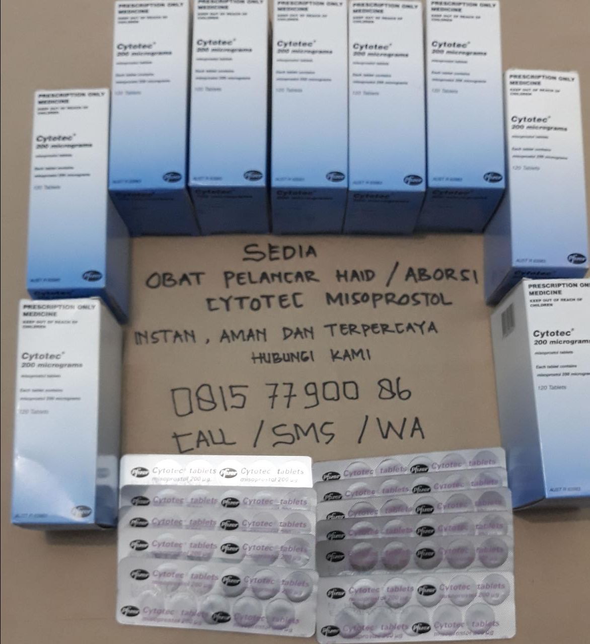 Cytotec Warna Biru Merupakan Obat Cytotec Palsu