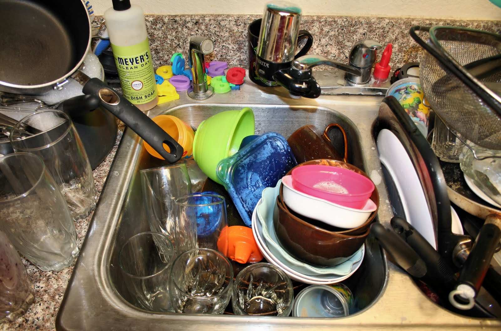 Secret Thoughts of an American Mom Dishwasher vs. Hand washing...