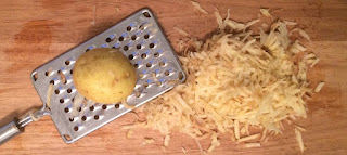 grated potatoes