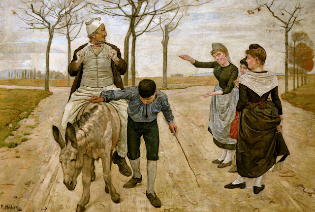 Мельник и деревенские жители, 1888, Музей искусств, Женева