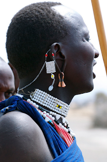 Traditional Maasai culture. Maasai ears are a work of art. photo by c3lsiusbb