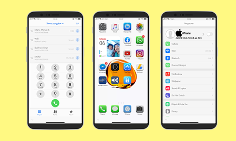 Download Tema iOS 14 3D Untuk Oppo dan Realme