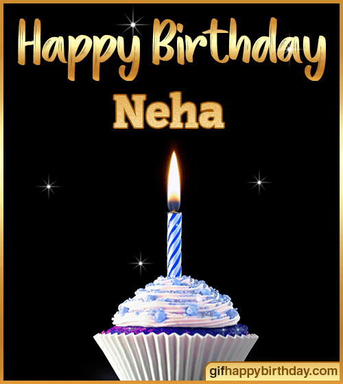 ▷ Wish Happy Birthday GIFs with Name Neha
