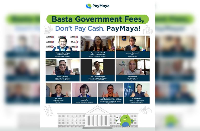 PayMaya Goverment Agencies Payment