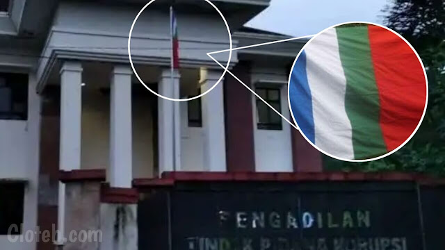 Bendera Republik Maluku Selatan Berkibar di Ambon