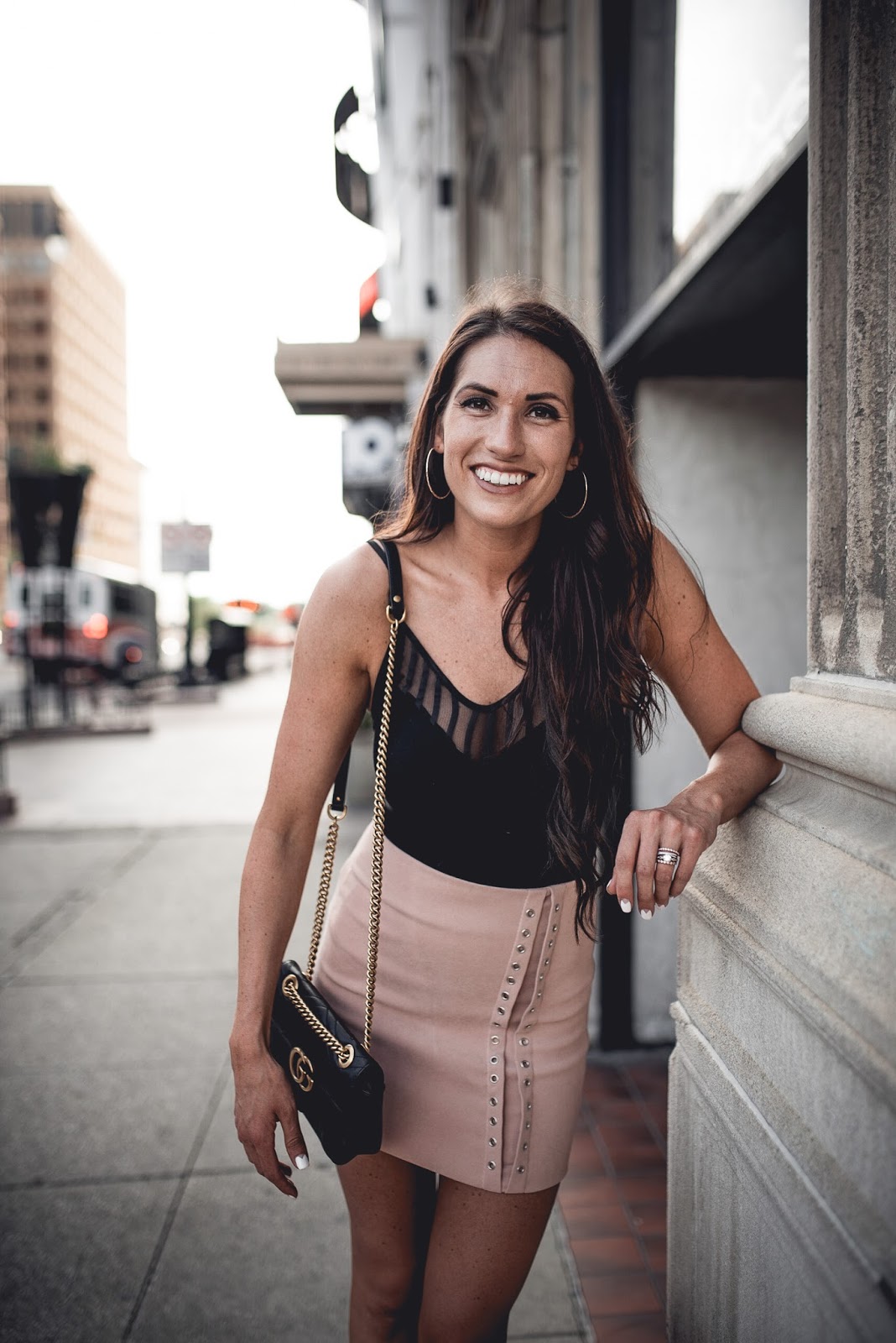 Bodysuit + Lace Up Skirt Where your heart is now
