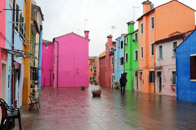 Colorful houses in Burano island, Venice Burano, Venice, Italy