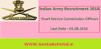 Indian Army Recruitment 2016