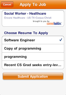 careerbuilder.com iPhone App