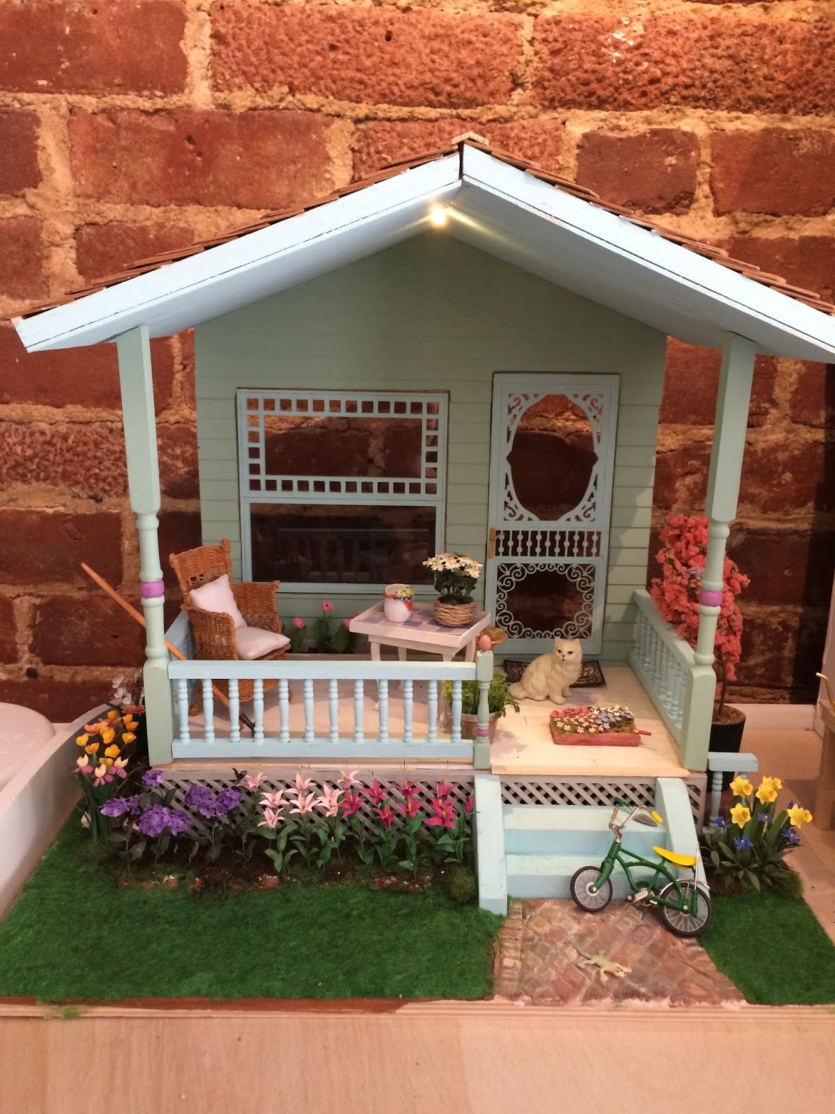 Penelope's Dollhouses And the Porch is Almost Finished!