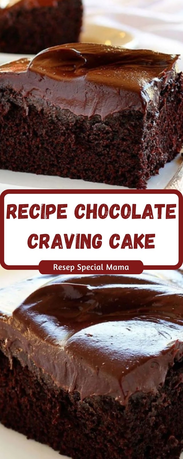 CHOCOLATE CRAVING CAKE RECIPE Resep Special Mama