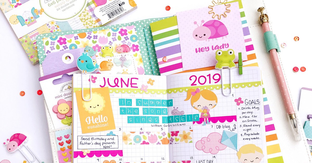 Doodlebug Design Inc Blog: DAILY DOODLES PLANNER PAGES | with Nathalie