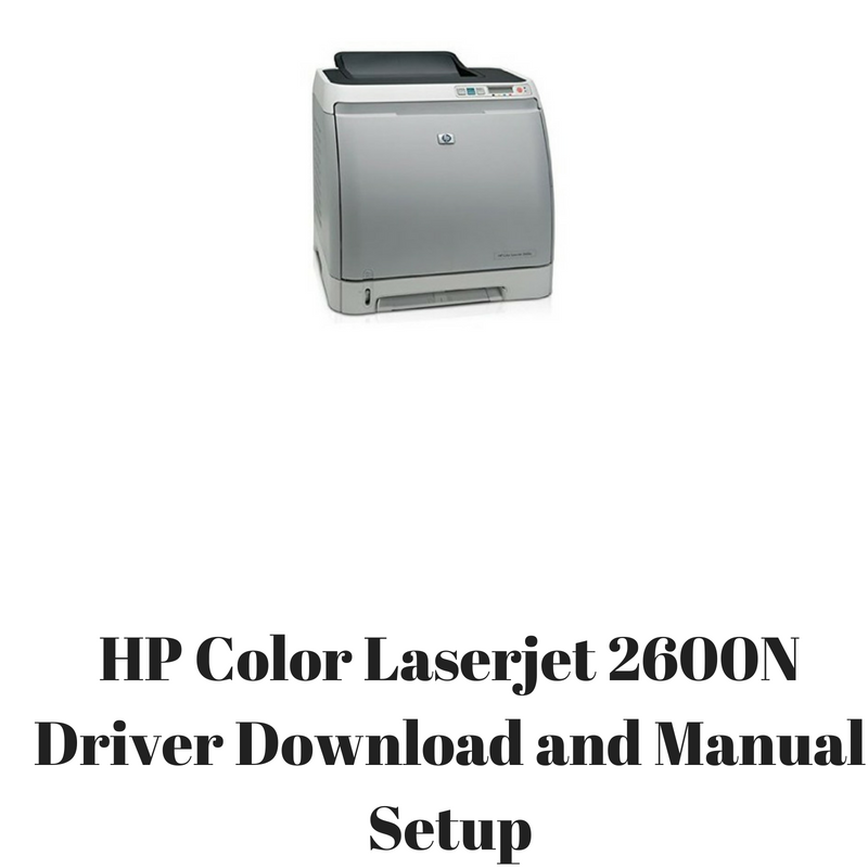hp color laserjet 2600n drivers mac
