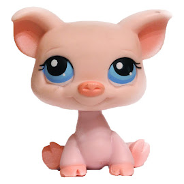 Littlest Pet Shop Large Playset Pig (#87) Pet