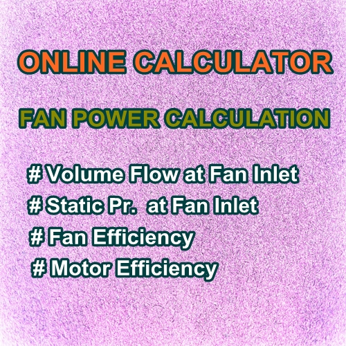 FAN POWER CALCULATION Cement Technology