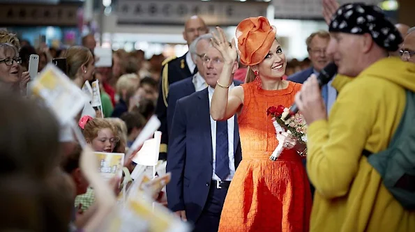 Queen Maxima of The Netherlands attends the official opening of the JKZ Juliana Kinderziekenhuis (Juliana Children's Hospital)