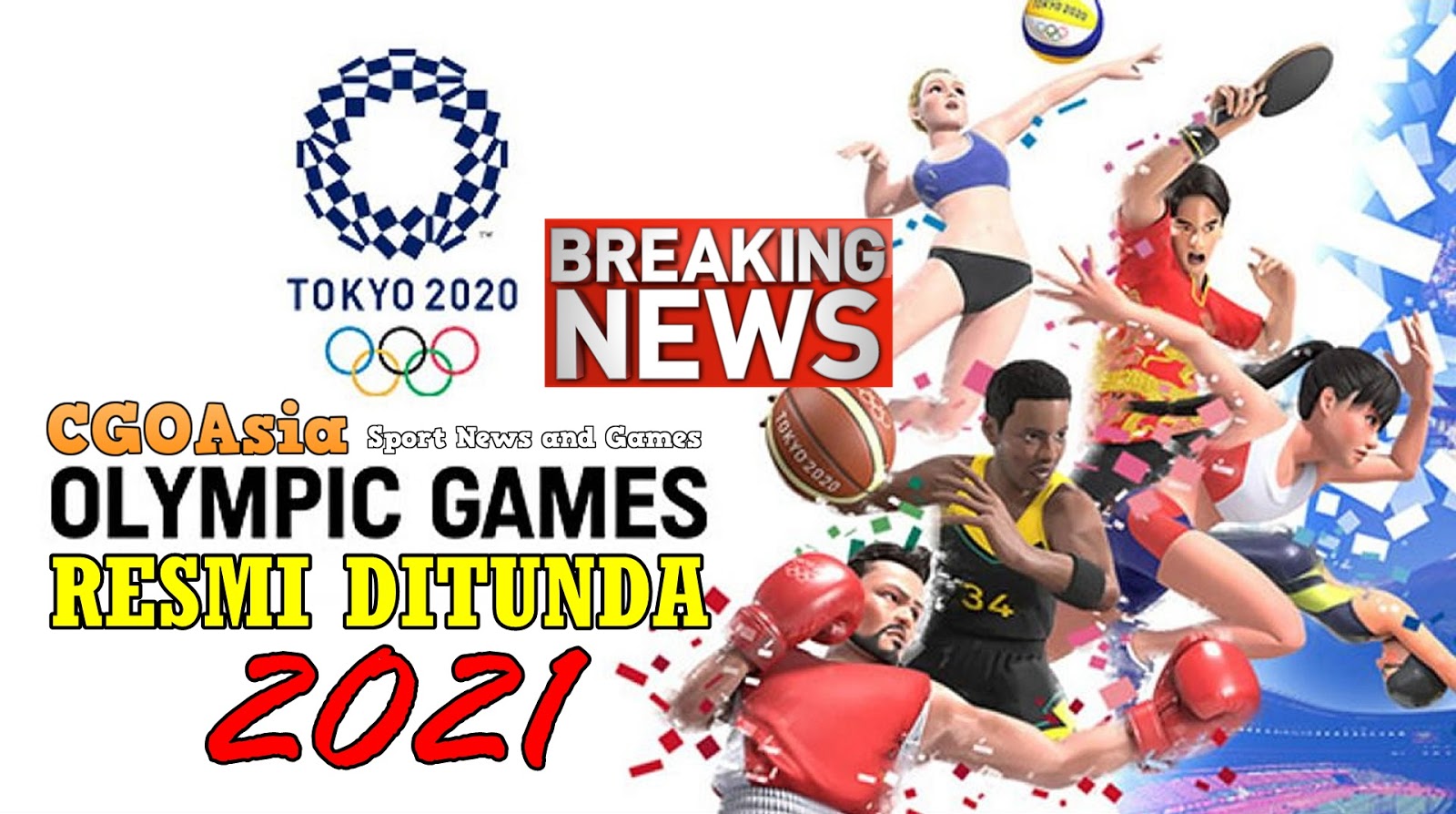 Dunia Dalam Bola: Olimpiade 2020 resmi ditunda akibat ...