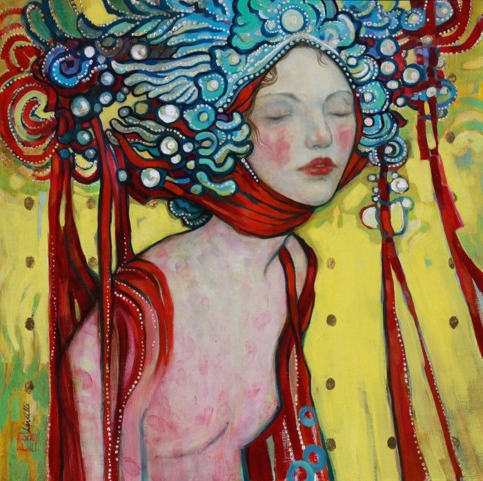 Эмоциональные и провокационные картины. Rebecca Leveille-Guay