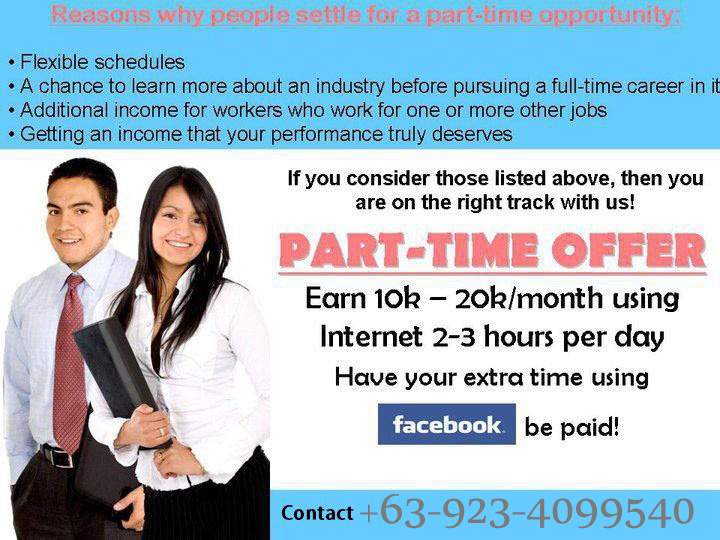 Earn Part Time, Earn Extra