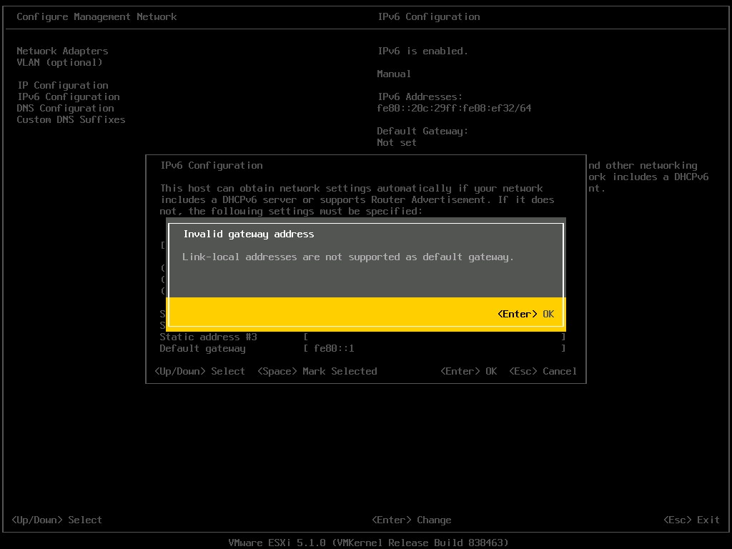 VMware Front Experience VMware, please fix IPv6 support in ESXi!