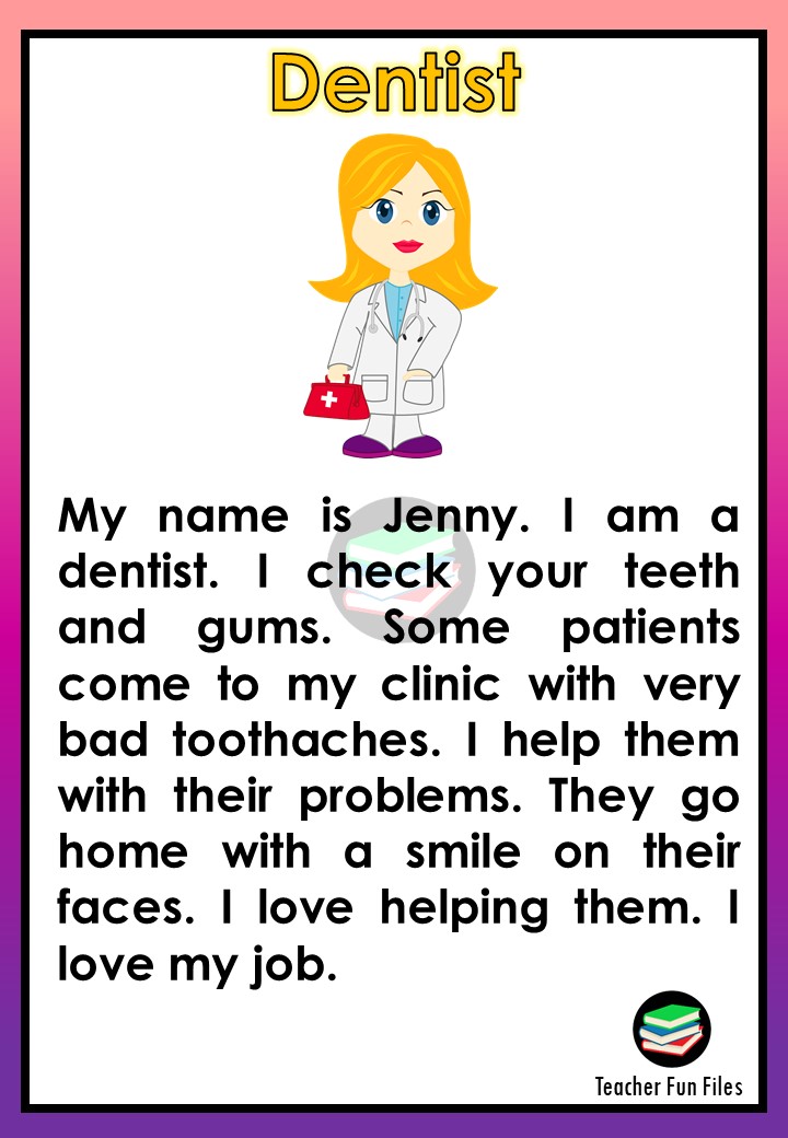 Teacher Fun Files English Reading Materials for Kids