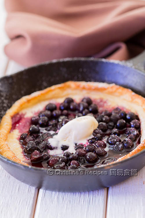 Blueberry Dutch Baby Pancake03