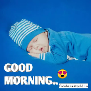 good morning with baby, good morning images baby