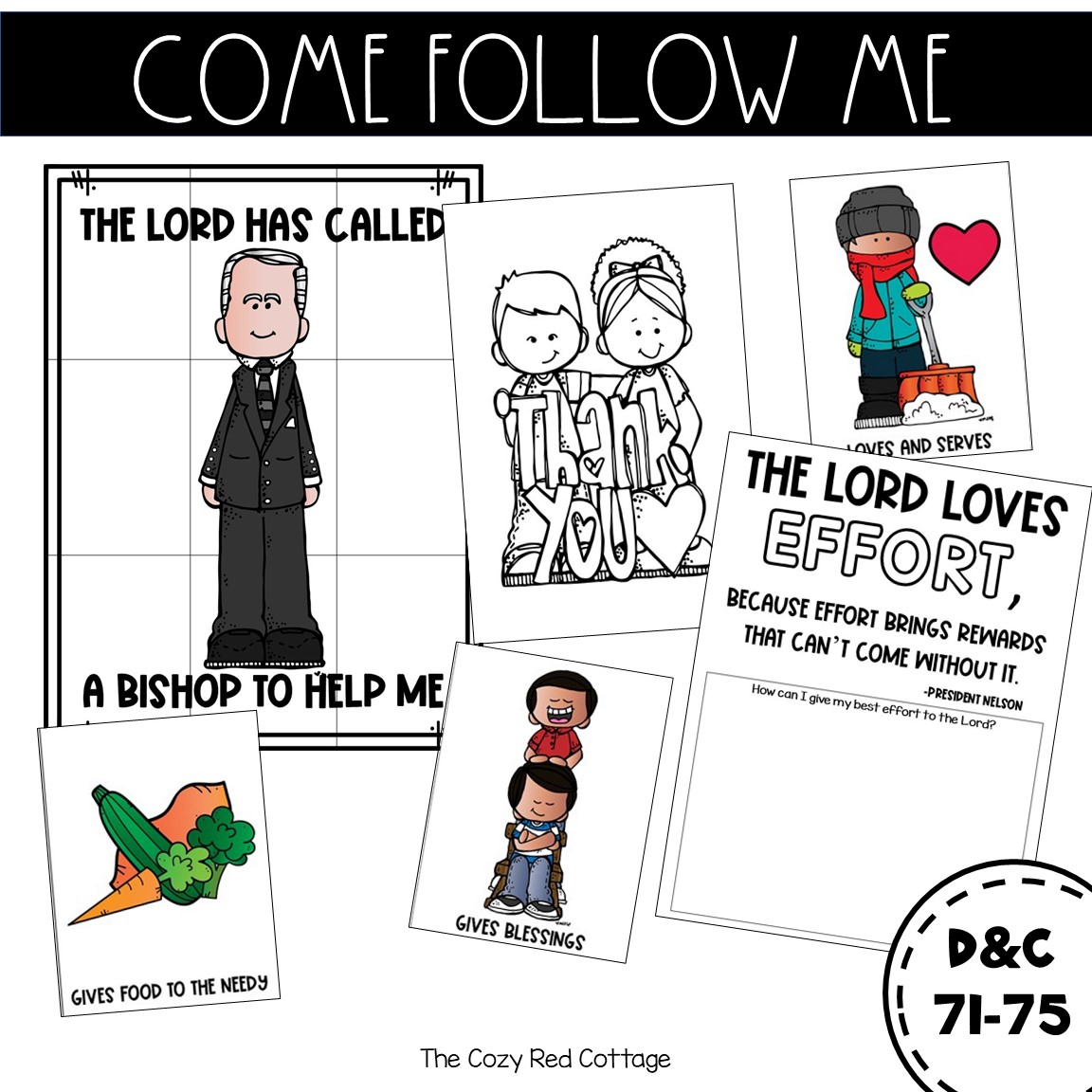 The Cozy Red Cottage Free Come Follow Me Lesson Helps Doctrine and