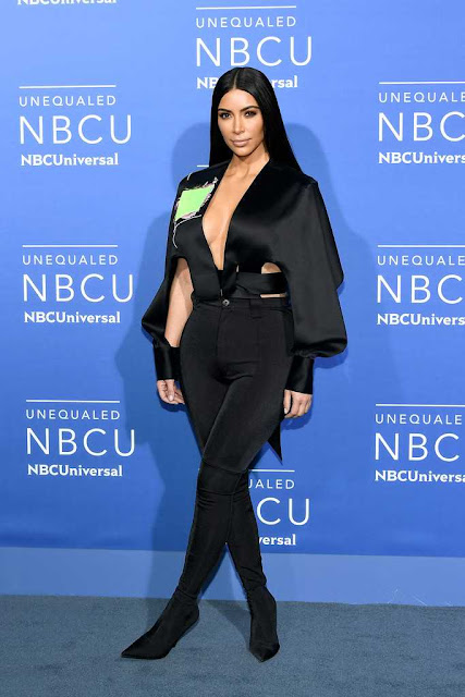 Kim Kardashian en el NBCUniversal  en Nueva York