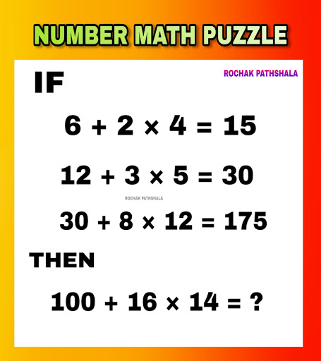 number math puzzle with answer
